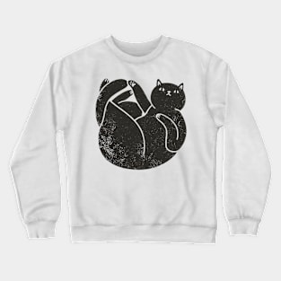 Big black cat Crewneck Sweatshirt